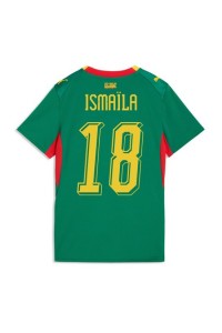 Senegal Ismaila Sarr #18 Jalkapallovaatteet Naisten Vieraspaita MM-kisat 2026 Lyhythihainen